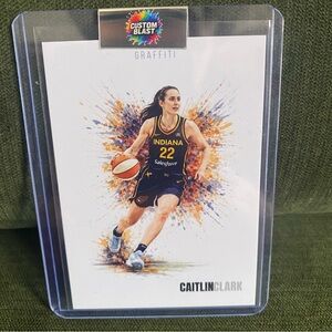 Custom Caitlin Clark Graffiti card. Fever